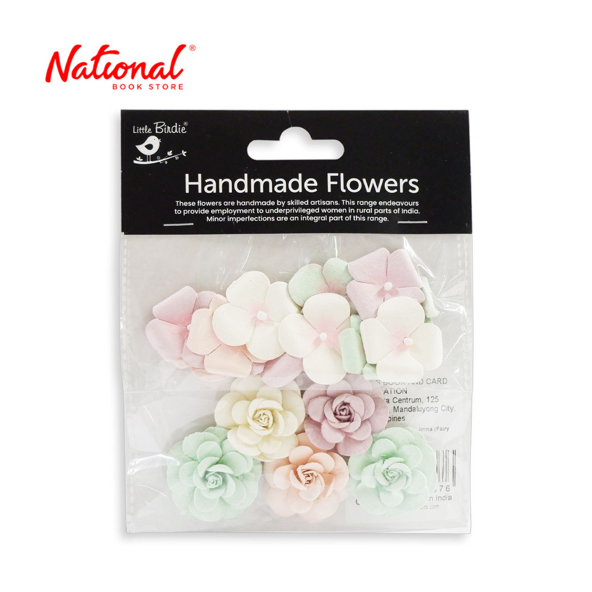 Little Birdie Handmade Flowers CR92384 Jirina Fairy Garden - Pastel - Arts & Crafts Supplies