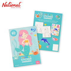 Color & Sticker DY08115 A5 Mermaid Activity Book - Arts & Crafts Supplies - Stickers