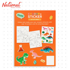 Color & Sticker DY08116 A5 Dinosaur Activity Book - Arts & Crafts Supplies - Stickers
