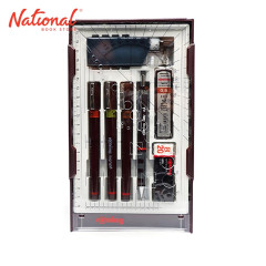 ROTRING TECH. PEN 151413 6CA 135 COLLEGE SET ISO WITH...