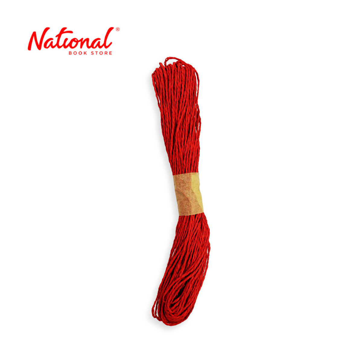 Paper String 30 Meters, Red - Sewing Supplies