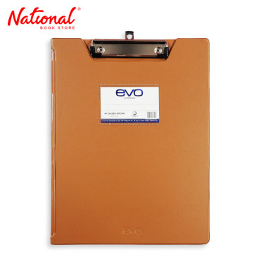 Evo Clipboard With Cover 04022260 A4 Brown Classic - Office Supplies - Filing Supplies