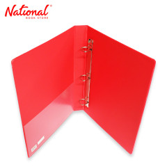 Seagull Ring Binder 3R CM355 Long 1 inches DType PVC Cover, Red - Office Supplies - Filing Supplies