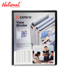 Comix Ring Binder 3R A213BK A4 1.5 inches DType, Black -...