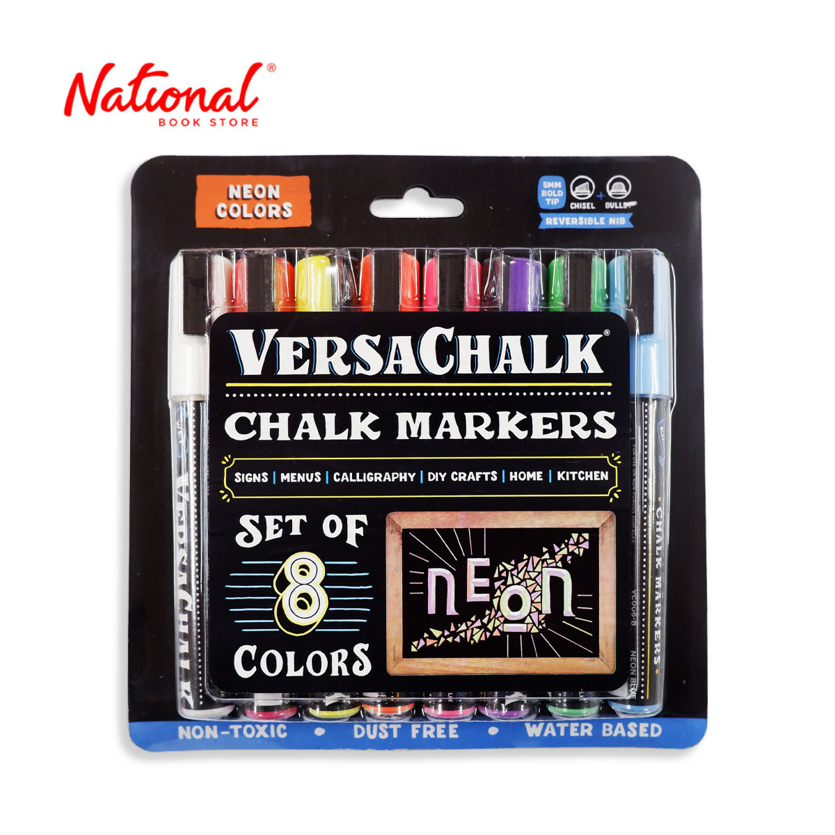 Versachalk Neon Liquid Chalk Markers Set of 8 (Bold)