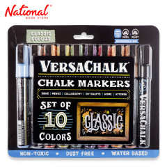 Versachalk Classic Liquid Chalk Markers Set of 10 (Bold)