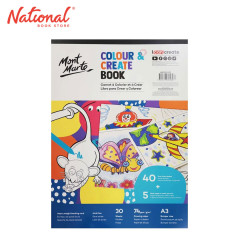 Mont Marte Colour and Create Book A3 30pg (MMKC0215) - Arts & Crafts Supplies