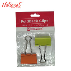 BEST BUY CLIP FOLDBACK   1.62IN 2S 41MM ASSORTED COLOR