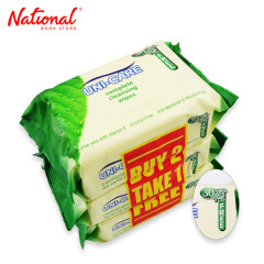 UNI-CARE CLEANSING WIPES   PROMO B2T1 3+2 SHEETS