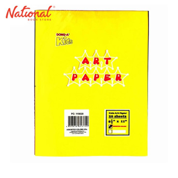 DONG A ART PAPER GLAZED 20S ASSORTED