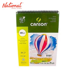 CANSON WATERCOLOR PAD 9X12 24 SHEETS