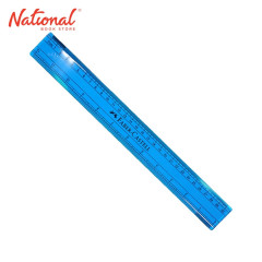 FABER CASTELL PLASTIC RULER 12IN COLORED