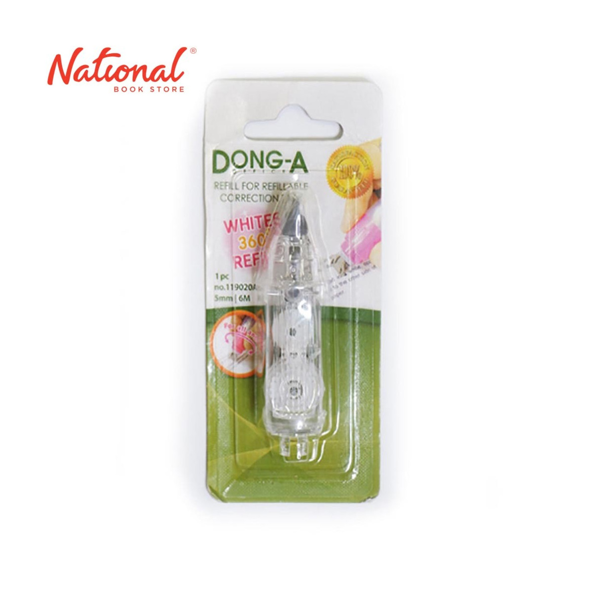 DONG-A CORRECTION TAPE REFILL 119020 5MMX6M
