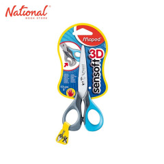 MAPED KIDDIE SCISSORS 693500 5IN BLUNT SENSOFT BLUE AND GRAY COMBINATION COLOR