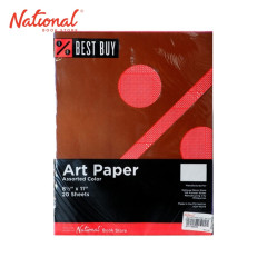 BEST BUY ART PAPER ASSORTED 20S