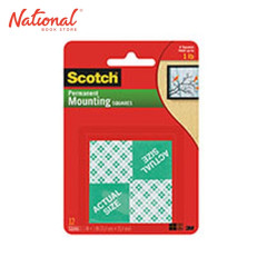 SCOTCH DOUBLE-SIDED TAPE MOUNT 110D SQUARE 1X1