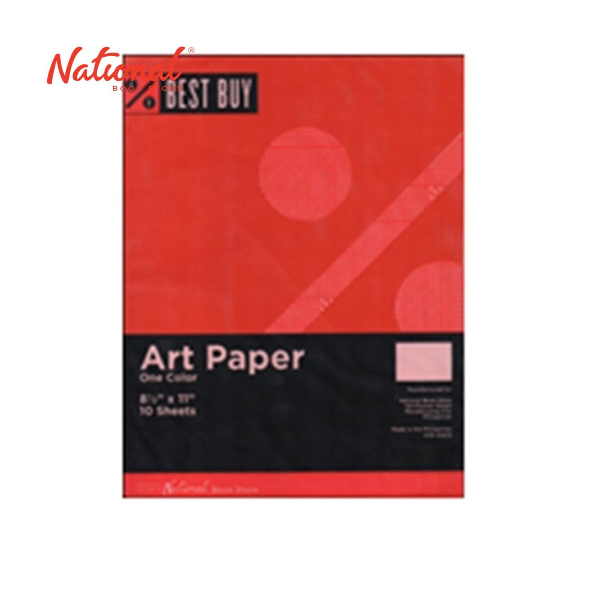BEST BUY ART PAPER RED 10S