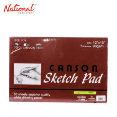 CANSON SKETCH PAD 12X18 50 SHEETS PADDED 90GSM
