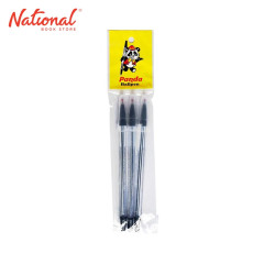 Panda Crystal Ballpoint Stick Set of 3 Black
