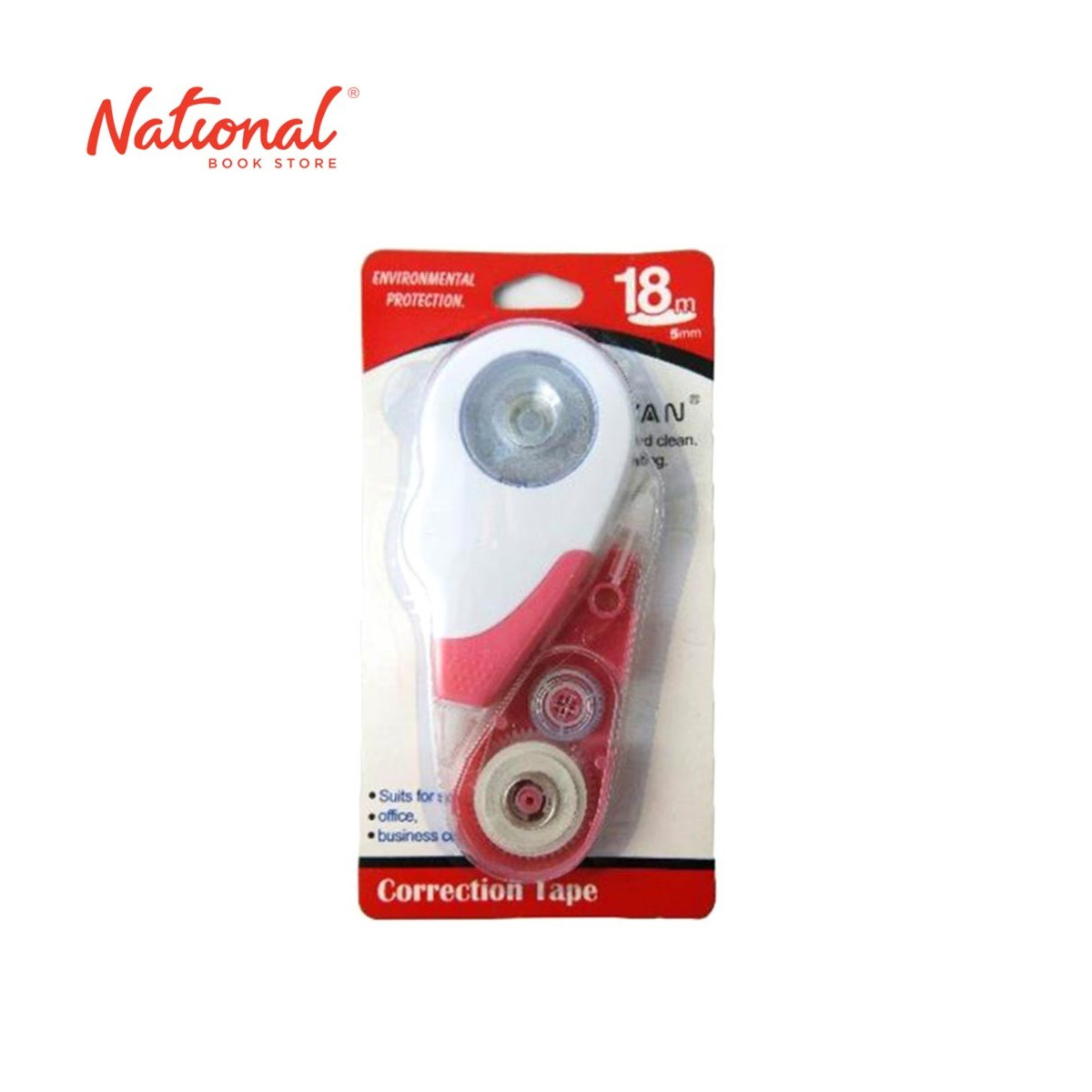 REFILLABLE CORRECTION TAPE 8609B/14 5MMX20M WITH REFILL