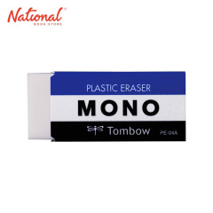 TOMBOW PLASTIC ERASER PE-04A WHITE MONO