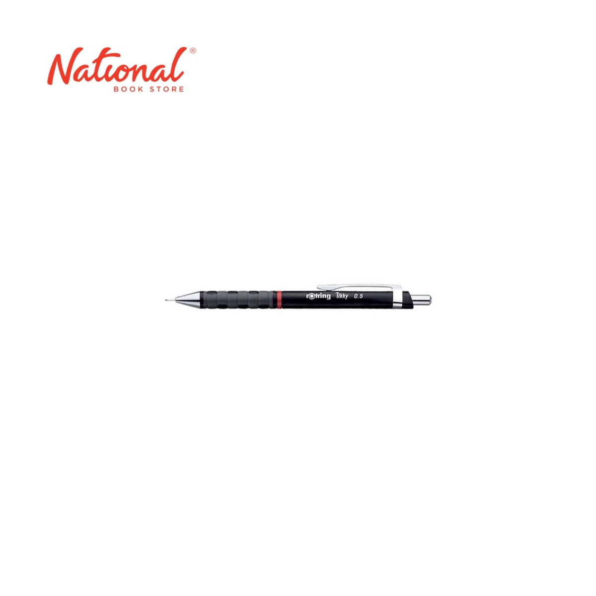 ROTRING TIKKY MECHANICAL PENCIL WITH LEAD, 13010005 BLACK BARREL