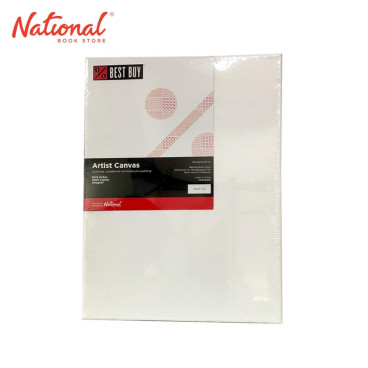 BEST BUY STRETCHED CANVAS 10X14 290GSM PRIMED COTTON, TRIPLE GESSO