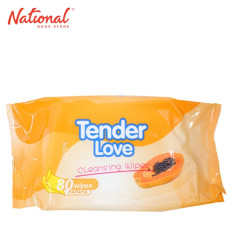TENDER LOVE WET WIPES TLWC002 80S CLEANSING/ WITH PAPAYA/ ORANGE
