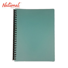 DFC CLEARBOOK REFILLABLE 623A  A4 20SHEETS 23HOLES GREEN