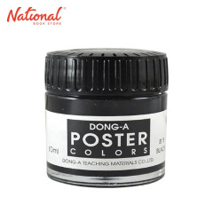 DONG-A POSTER COLOR 113321 10 ML, BLACK
