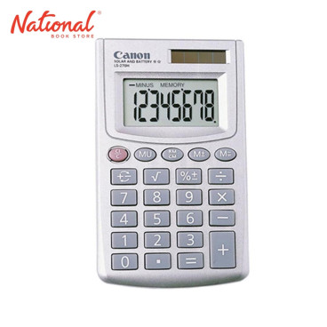CANON HANDHELD CALCULATOR LS270 8 DIGITS DUAL POWER WITH WALLET CASE