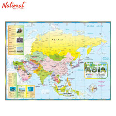 POLITICAL MAP OF ASIA (XL) SCALE 1: 85,000,000