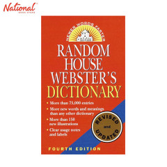 RANDOM HOUSE WEBSTERS DICTIONARY 4TH EDITION
