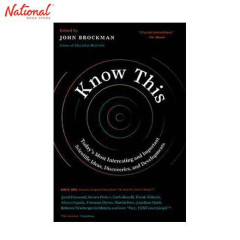 KNOW THIS:  TODAY'S MOST INTERESTING AND IMPORTANT SCIENTIFIC IDEAS, DISCOVERIES, AND DEVELOPMENTS