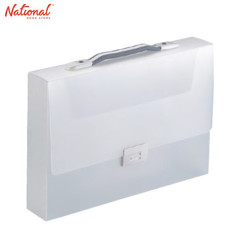 PORTFOLIO FILE CASE  WITH HANDLE P282 A4, CLEAR