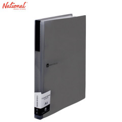 PORTFOLIO CLEARBOOK FIXED P8152T A4 20SHEETS, GRAY