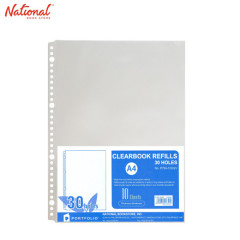 PORTFOLIO Clearbook Refill P760-10GSV A4 10 Sheets 30 Holes