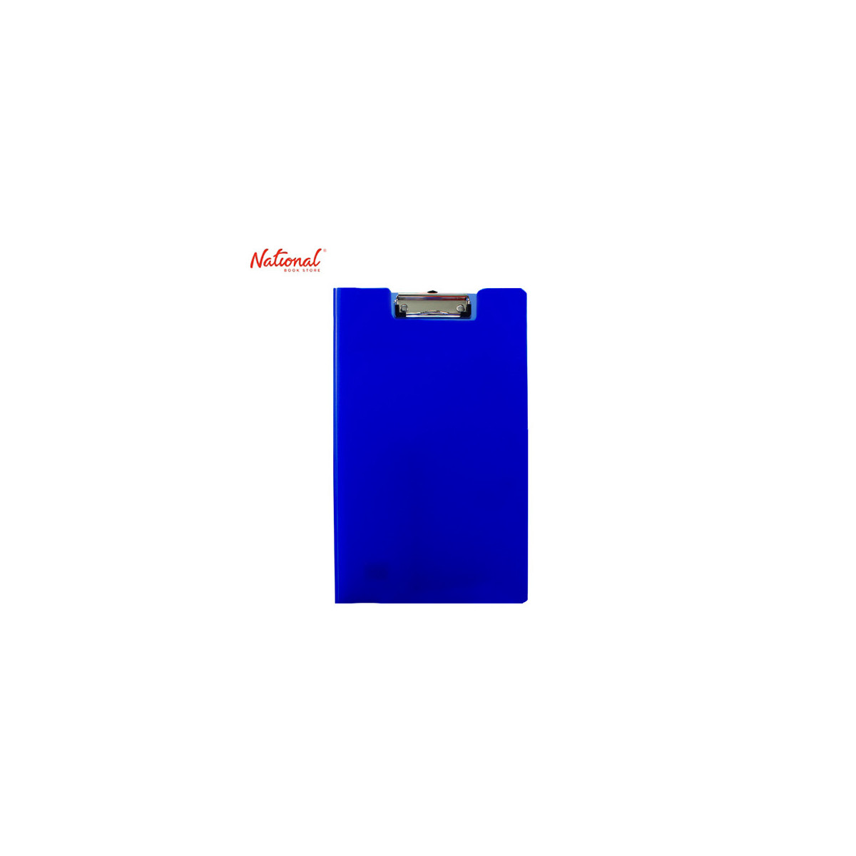 PORTFOLIO CLIPBOARD P8316L  LONG W COVER  AND BACK POCKET PLASTIC MATERIAL, BLUE