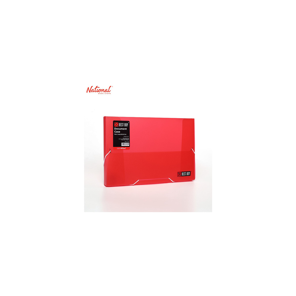 BEST BUY File Case 14009FC Long Garter Lock Foldable Red