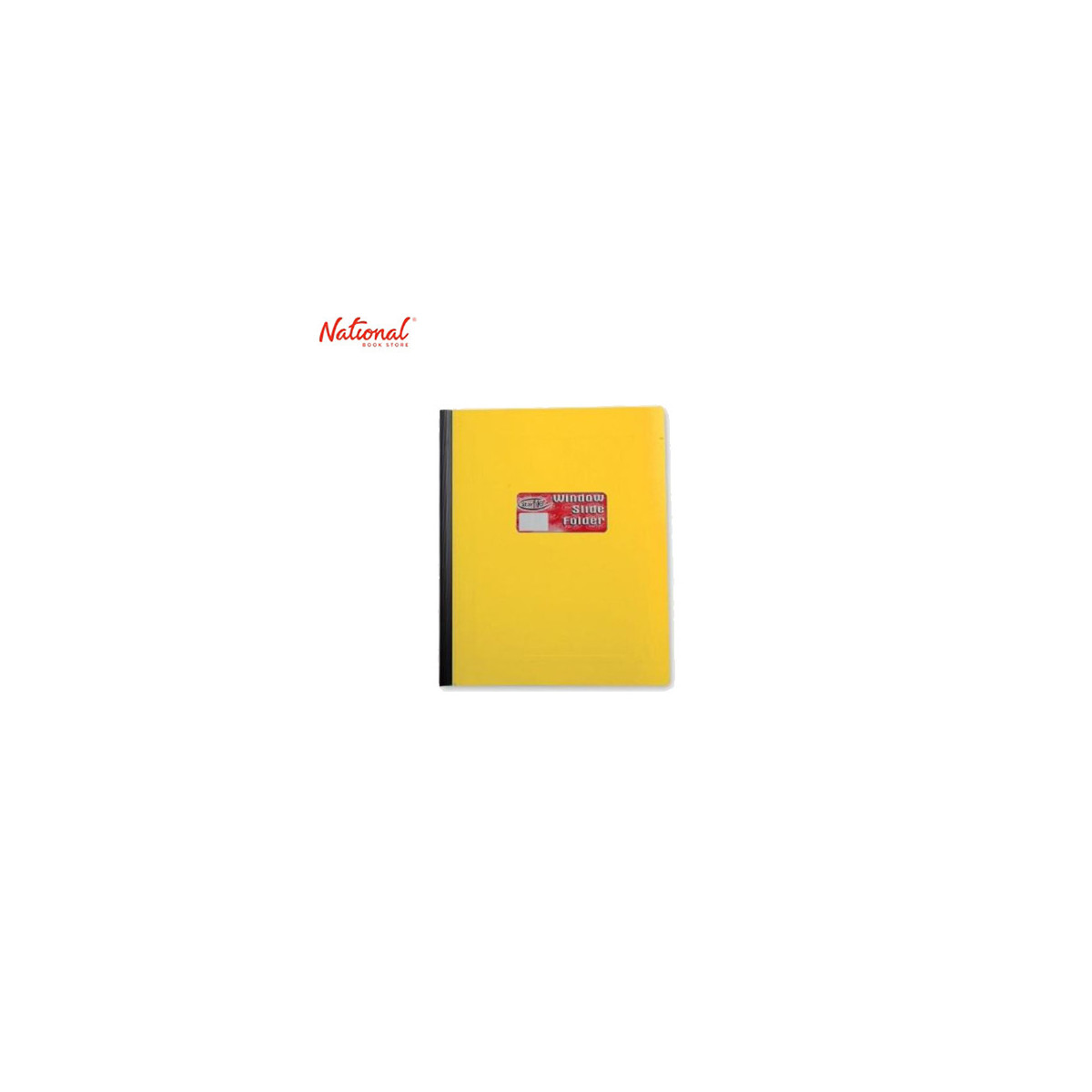 STARFILE Folder Report Cover with Slide Short Deep with Window Yellow