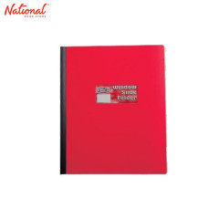 STARFILE Folder Report Cover with Slide Long Deep with Window Red
