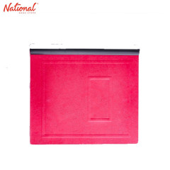 STARFILE FOLDER COLORED WITH SLIDE SHORT EMBOSSED, RED