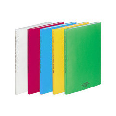 Aquadrops Clear Book Fixed - A4 20 Sheets (Yellow, Pink, Green, Black, White)
