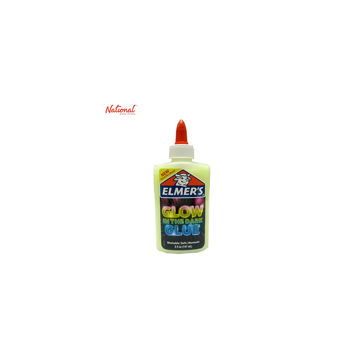 Elmer's Glow in the Dark Liquid Glue, Great for Making Slime, Washable,  Assorted Colors, 5 Ounces Each