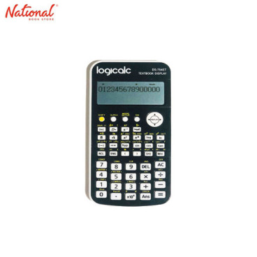 LOGICALC SCIENTIFIC CALCULATOR DS-754ET 2LINE DISPLAY BATTERY OPERATED
