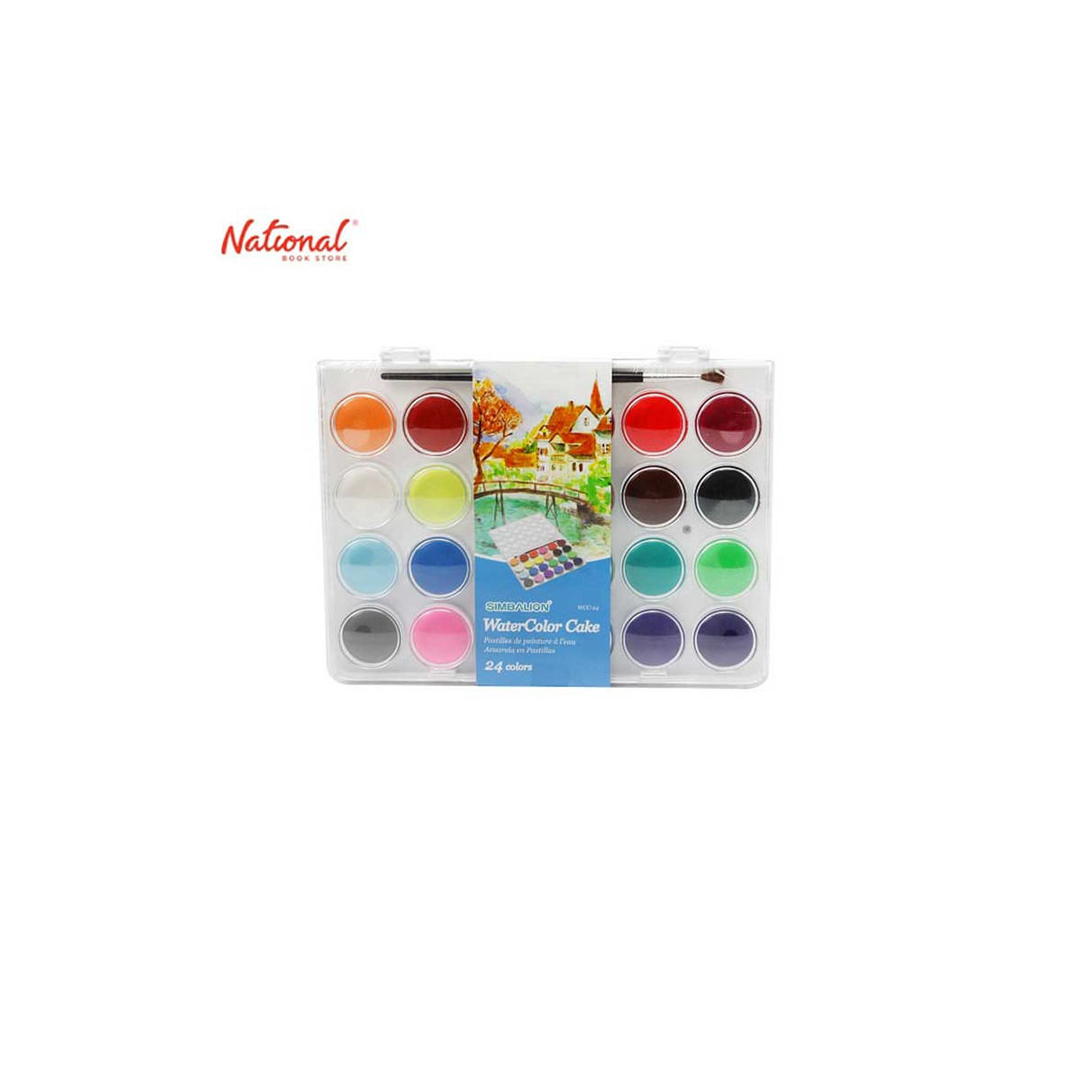 SIMBALION WATERCOLOR CAKE WCC24 24 COLORS