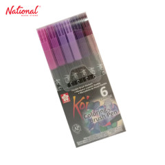 Sakura Koi Coloring Brush Pen 6S XBR-6VIO