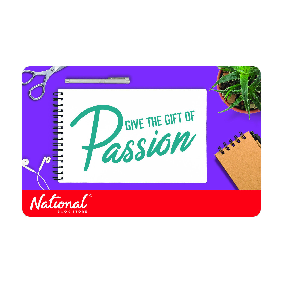 NBS GIFT CARD P300 (VALID FOR IN-STORE PURCHASE) - PURSUE YOUR PASSION DESIGN