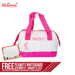SNOOPY LUNCH KITS  INSULATED PINK