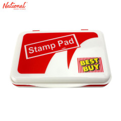 BEST BUY STAMP PAD RED 4X2.75IN